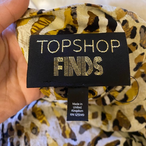 TopShop Vintage Leopard Print Dress - Picture 3 of 4